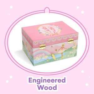 Jewelkeeper Musical Jewelry Box for girls, Rainbow Ballerina jewelry box, Swan Lake Tune & ballerina doll, great girls gifts jewelry box with ballerina - 2