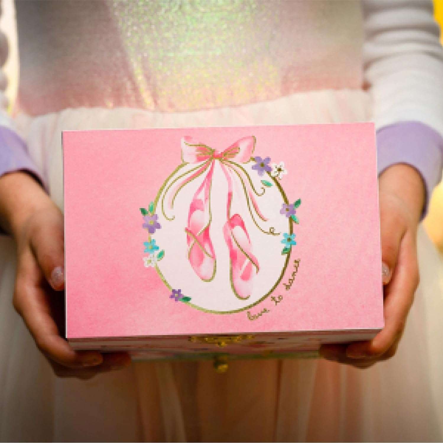 Jewelkeeper Musical Jewelry Box for girls, Rainbow Ballerina jewelry box, Swan Lake Tune & ballerina doll, great girls gifts jewelry box with ballerina - 7