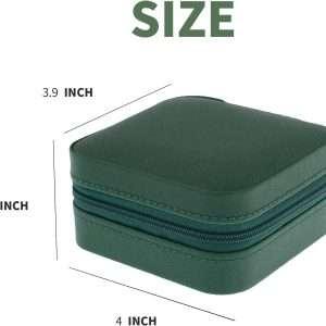 KElofoN Travel Jewelry Case and Organizer with Mirror - Gift for Women and Girls - 2