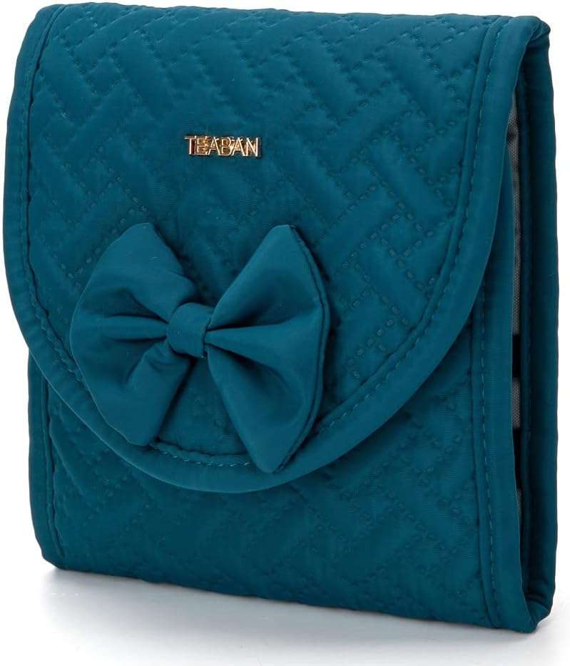 Travel Jewelry Organizer Case Small- Jewelry Roll - Necklaces Travel Jewelry Bag - 8