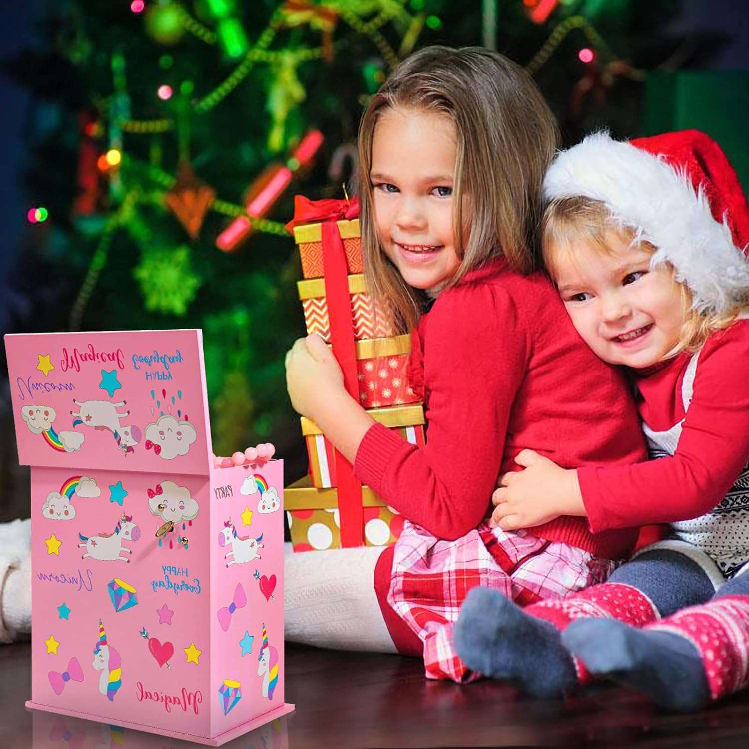 Upgrade Jewelry Box for Girls 5-Layer with Swing Door Spinning Ballerina Unicorn &Castle Design Unicorn Jewelry Set Included Kids Jewelry Box for Little Girls Birthday Christmas Gift Pink - 6