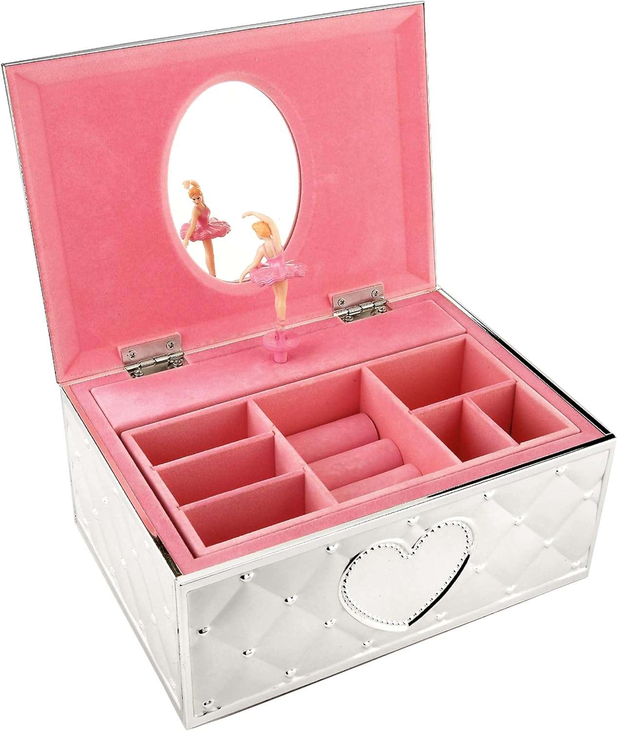 Lenox 6205231 Childhood Memories Musical Ballerina Jewelry Box, Metallic - 1