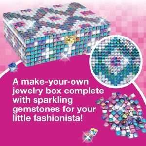 PURPLE LADYBUG DIY Sparkly Girls Jewelry Box for Girls 8-12 Yrs Old - Fun 10 9 8 7 6 Year Old Girl Birthday Gift Idea & Crafts for Girls 8-12 - Girl Toys 8-10, Arts and Crafts - 4