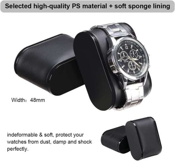 BEWISHOME 12 Watch Box with Valet Drawer, Luxury Watch Case,Watch Organizer for Mens Accessories with Real Glass Top,Metal Hinge, Brown SSH02Y - 4