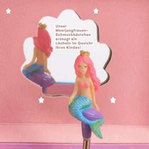 Jewelkeeper Musical Jewelry Box for Girls, Underwater Mermaid Jewelry Boxes, Over The Waves Tune and Spinning Mermaid Doll, Girls Gifts Music Box - 4