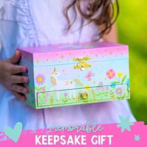 Musical Unicorn Kids Jewelry Box - Girls Jewelry Box with Mirror, Unicorn Toys for Girls Age 4-6 - 8