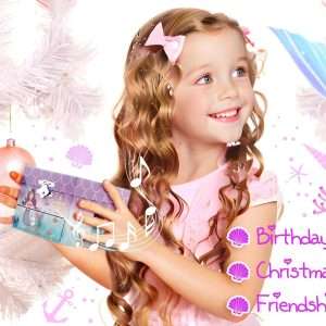 A&A Music Jewelry Box for Girls Paired with Cute Mermaid Theme Rotating Playback the Tune for Beautiful Dream Light Purple - 7