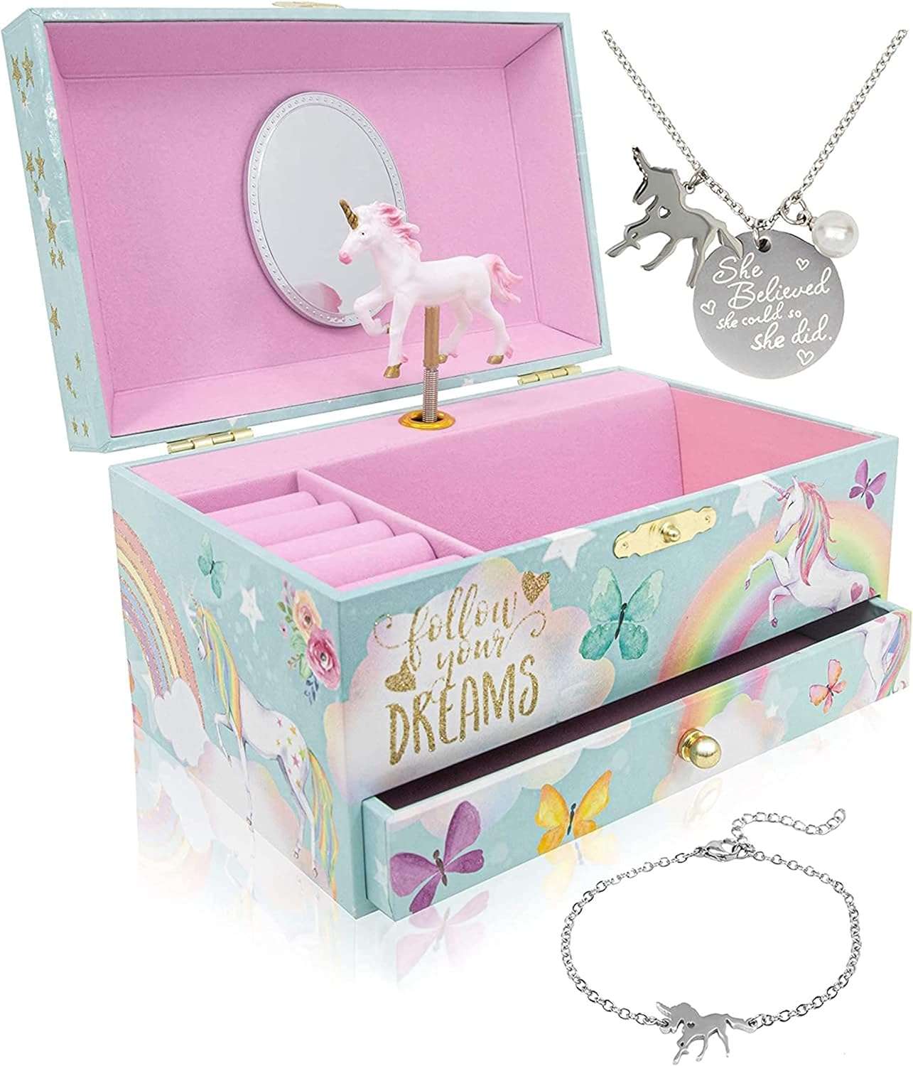 The Memory Building Company Musical Jewelry Box - Birthday Gifts and Toys for Kids - 1
