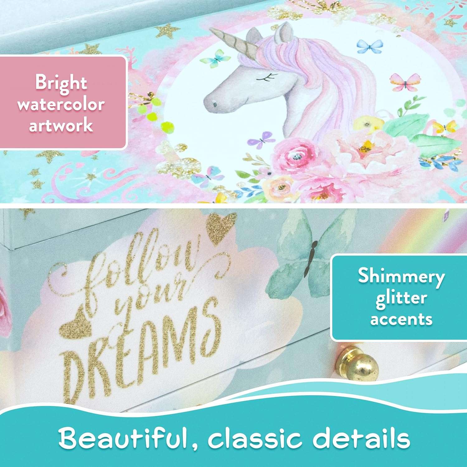 The Memory Building Company Musical Jewelry Box - Birthday Gifts and Toys for Kids - 6
