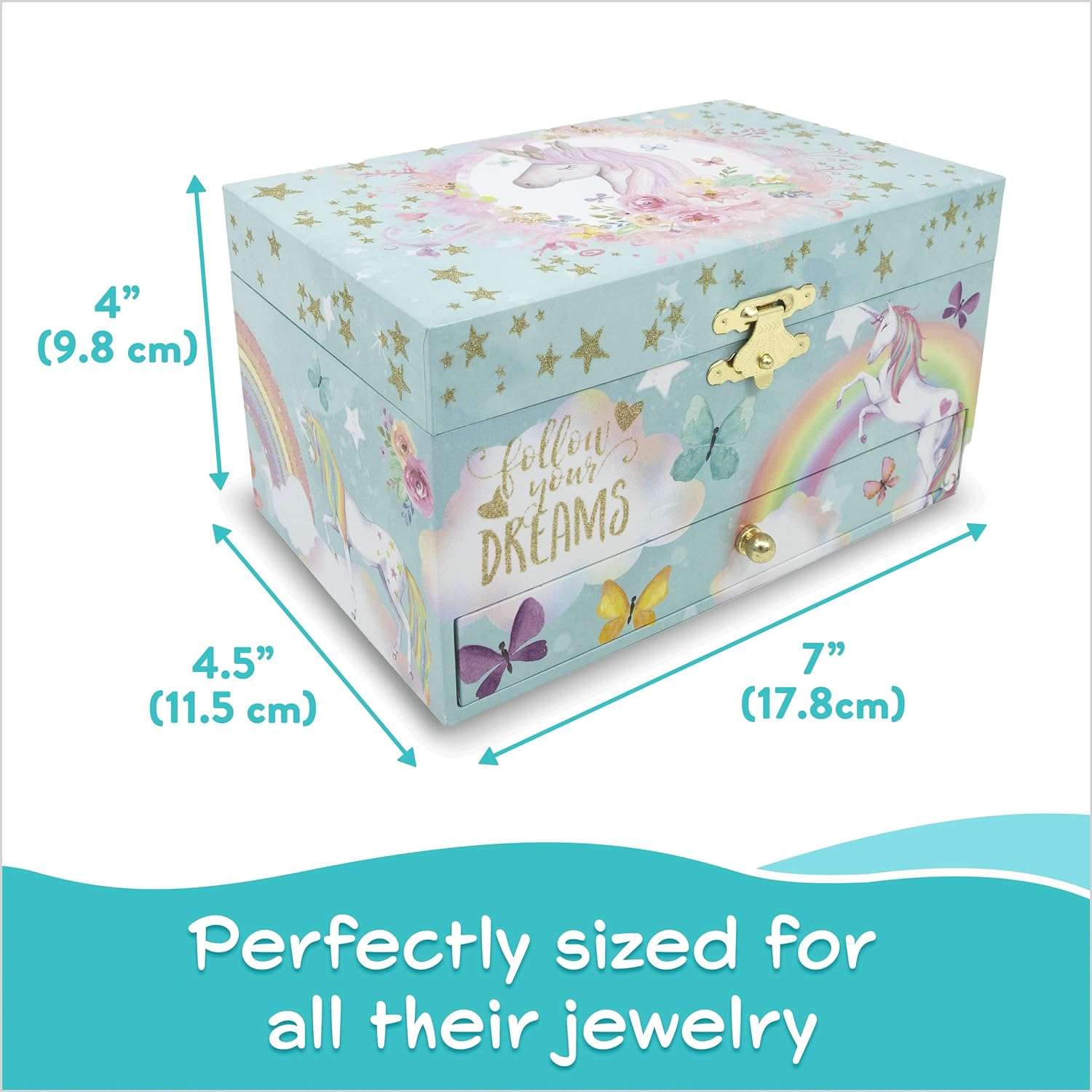 The Memory Building Company Musical Jewelry Box - Birthday Gifts and Toys for Kids - 8
