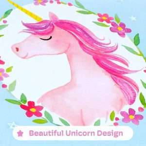 Jewelkeeper Girls Musical Jewelry Storage Box with Spinning Unicorn - Rainbow Design, The Beautiful Dreamer Tune - Enchanting Unicorn Musical Box - Ideal Gift for 5 Year Old Girls - 5