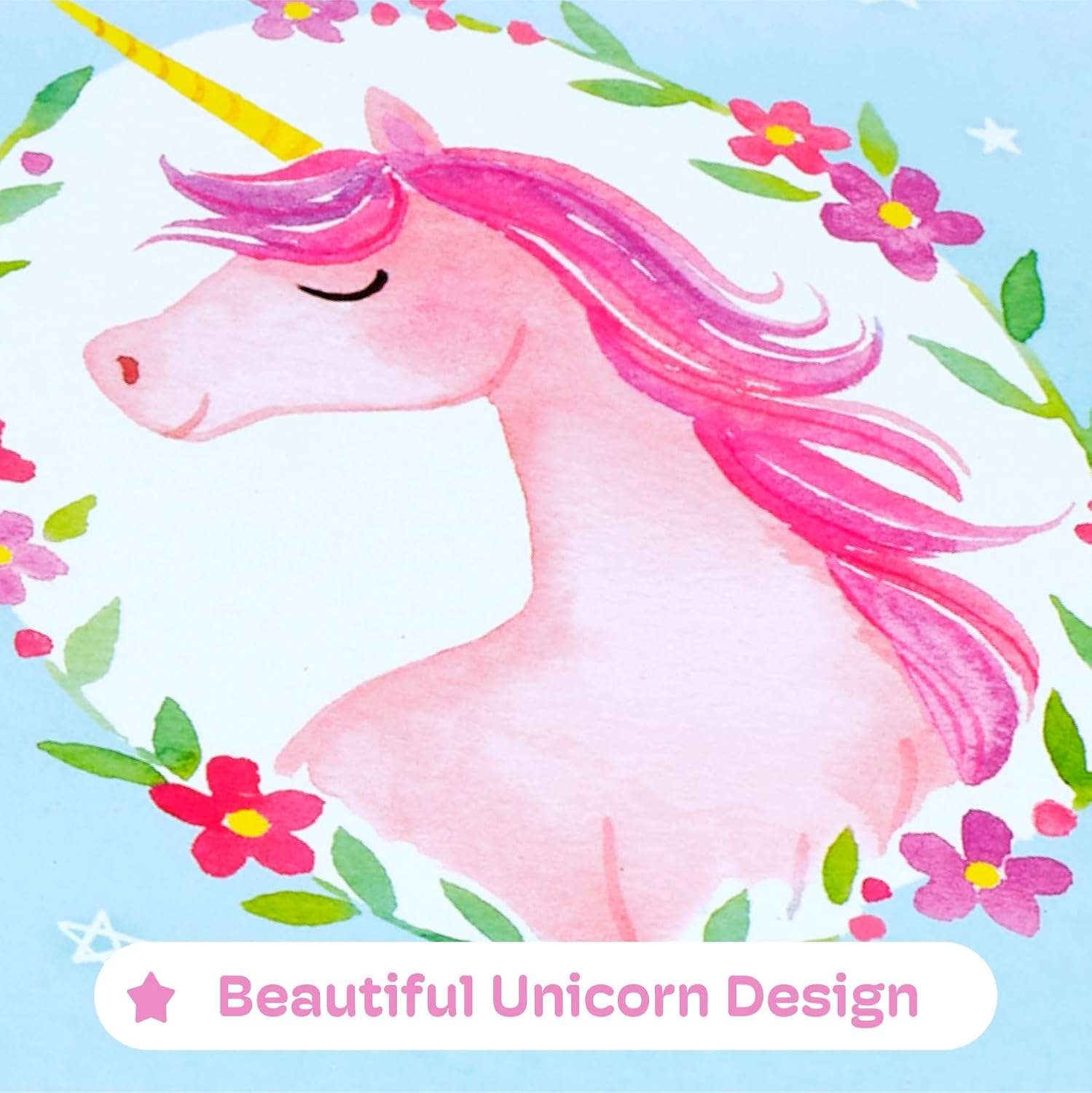 Jewelkeeper Girls Musical Jewelry Storage Box with Spinning Unicorn - Rainbow Design, The Beautiful Dreamer Tune - Enchanting Unicorn Musical Box - Ideal Gift for 5 Year Old Girls - 5
