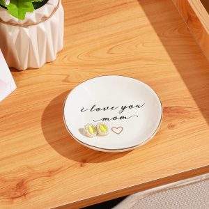 PUDDING CABIN Mom Gifts- I Love You Ring Dish for Mom's Birthday, Valentines, Christmas & Wedding - 4