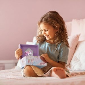 ProCase Unicorn Jewelry Box for Girls, Kids Musical Jewelry Boxes with Spinning Unicorn Doll, Birthday Christmas Gifts for Little Girls Children Toddler Ages 3 4 5 6 7 8 -Unicorn - 7