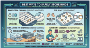 How to Organize Rings Necklaces and Earrings Safely