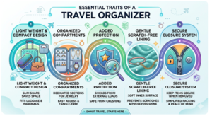 Travel Jewelry Organizer for Flights USA
