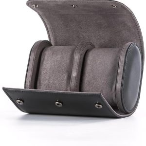 Alternative view of Watch Roll Travel Case - Handmade Leather Watch Rolls Box for Man - Travel Watch Roll with Velvet to Protection - Watch Roll Organizer to Home Secure Storage